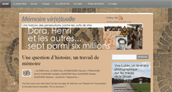 Desktop Screenshot of memoire-viretuelle.fr