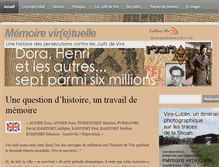Tablet Screenshot of memoire-viretuelle.fr